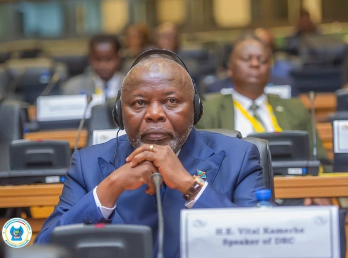 12ème conférence des Présidents des Parlements africains, RDC : Vital Kamerhe appelle les pays africains à bannir la guerre et à cultiver l'unité sur le continent